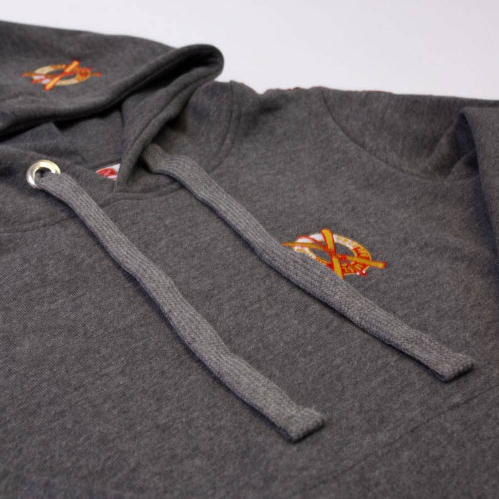Seeathoodie with white woven SCA Logo
