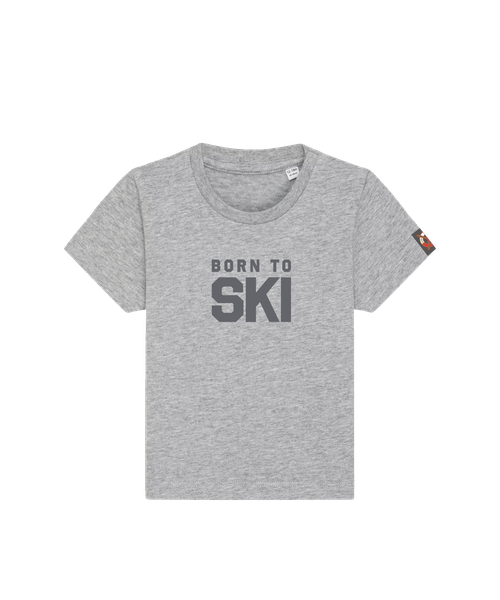 T-Shirt BORN TO SKI - Baby Creator Iconic